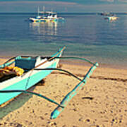 Catamarans On Sea Poster