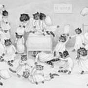 Cats In The Dormitory Poster