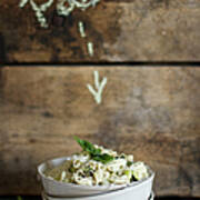 Cavatelli With Courgettes And Almond Poster