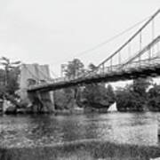 Chain Bridge At Newburyport Poster
