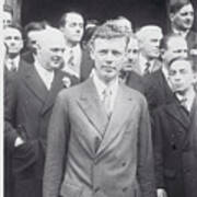 Charles Lindbergh Standing Poster