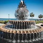 Charleston's Pineapple Fountain Poster