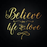 Cher - Believe Gold Foil Poster