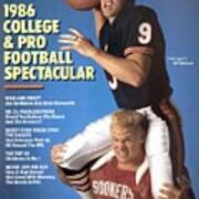 Chicago Bears Qb Jim Mcmahon And Oklahoma University Brian Sports Illustrated Cover Poster