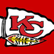 Chiefs Fan Logo 1 Poster