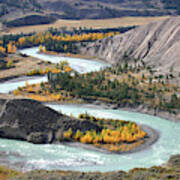Chilcotin River In Farwell Canyon Bc Poster