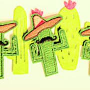 Chili Con Cacti Poster
