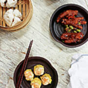 Chinese Dim Sum Spread Poster