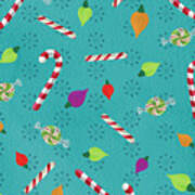 Christmas Cheer Pattern Poster