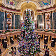 Christmas Tree -capitol - Madison - Wisconsin 2 Poster