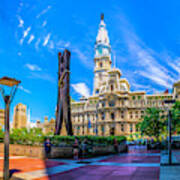 City Hall And The Clothespin Poster