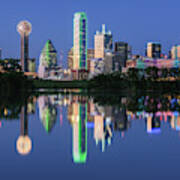 City Of Dallas, Texas Reflection Poster