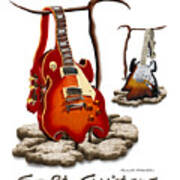 Classic Soft Guitars Poster