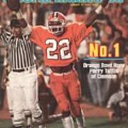 Clemson University Perry Tuttle, 1982 Orange Bowl Sports Illustrated Cover Poster