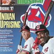 Cleveland Indians Cory Snyder And Joe Carter, 1987 Mlb Sports Illustrated Cover Poster