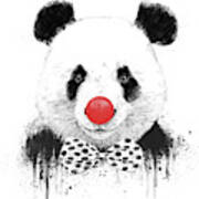 Clown Panda Poster