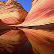 Colorful Sandstone Reflection Poster
