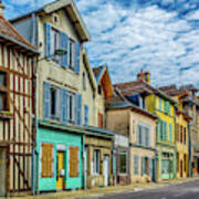 Colorful Shutters Of Troyes Poster