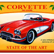 Corvette C1-the Legend Poster