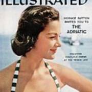 Countess Consuelo Crespi, 1956 Swimsuit Sporting Look Sports Illustrated Cover Poster