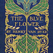 Cover Design For The Blue Flower Poster