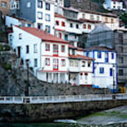 Cudillero Houses Poster