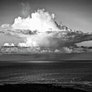 Cumulus Cloud Over Kona, Hawaii Poster