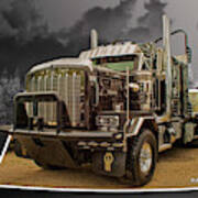 Custom Truck Catr9397a-19 Poster