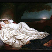 Cymon And Iphigenia By Lord Frederic Leighton Poster