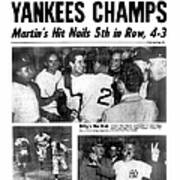 Daily News Back Page Dated Oct. 6, 1953 Poster