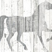 Dark Horse Gray Crop Poster