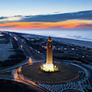 Dawn Over Jones Beach Poster