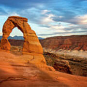 Delicate Arch Glow Poster