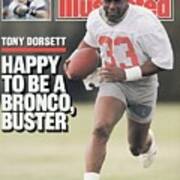 Denver Broncos Tony Dorsett... Sports Illustrated Cover Poster