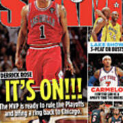 Derrick Rose: It's On!!! Slam Cover Poster