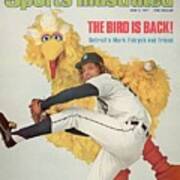 Detroit Tigers Mark Fidrych And Sesame Streets Big Bird Sports Illustrated Cover Poster