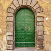 Door Six Of Cortona Poster