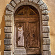 Door Thirty Two Of Tuscany Poster