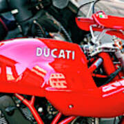 Ducati Reflections In Rome Poster