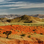 Dune Landscape, Namib Desert, Namibia Poster