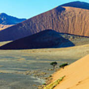 Dunes In Sossusvlei Plato Of Namib Poster