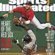Dustin Pedroia Heart Of The Red Sox Sports Illustrated Cover Poster
