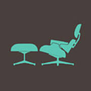 Eames Lounge Chair And Ottoman I Poster