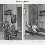 Early X-ray Equipment, Wood Engravings Poster