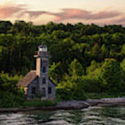 East Channel Lighthouse #1 - Grand Island Mi Poster