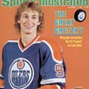 Edmonton Oilers Wayne Gretzky Sports Illustrated Cover Poster