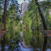 El Capitan From Merced River, Yosemite National Park, California Poster