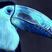 Electric Toucan Poster