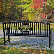 Elm Park Autumn Bench Poster