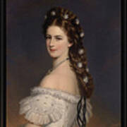 Empress Elisabeth Of Austria By Franz Xaver Winterhalter Poster